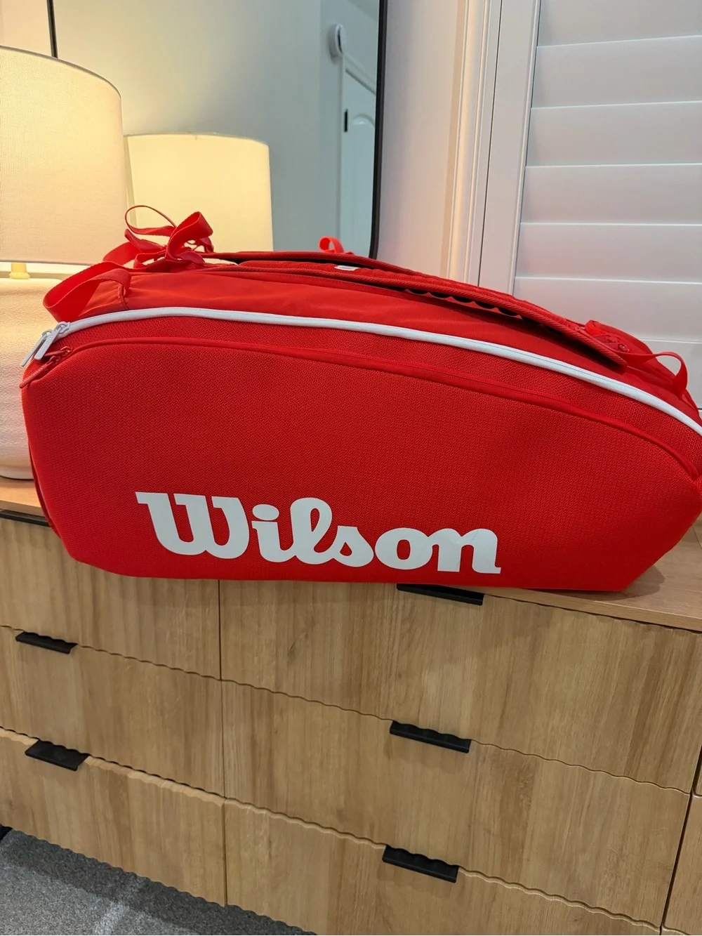 Wilson Tour Ref 15 pack Red Duffel Tennis Bag